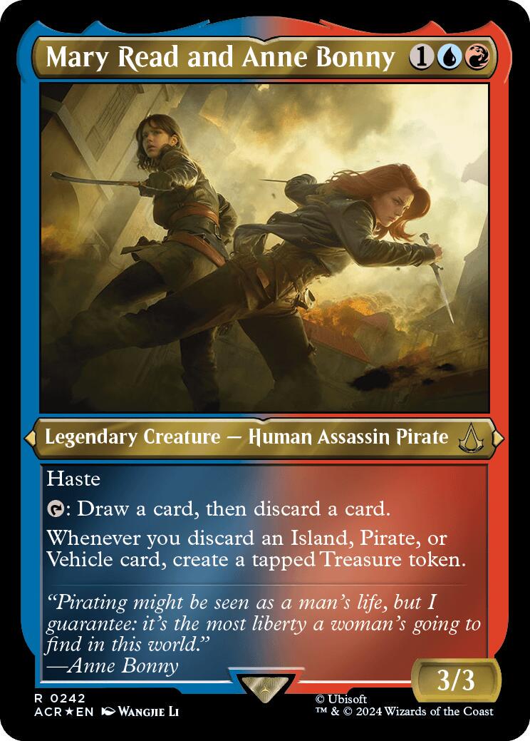 Mary Read and Anne Bonny [Etched Foil] #