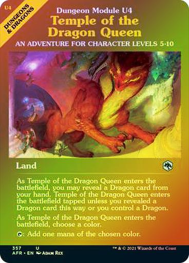 Image of Temple of the Dragon Queen [Showcase Foil] #