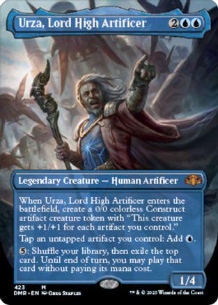 Image of Urza, Lord High Artificer [Borderless] #