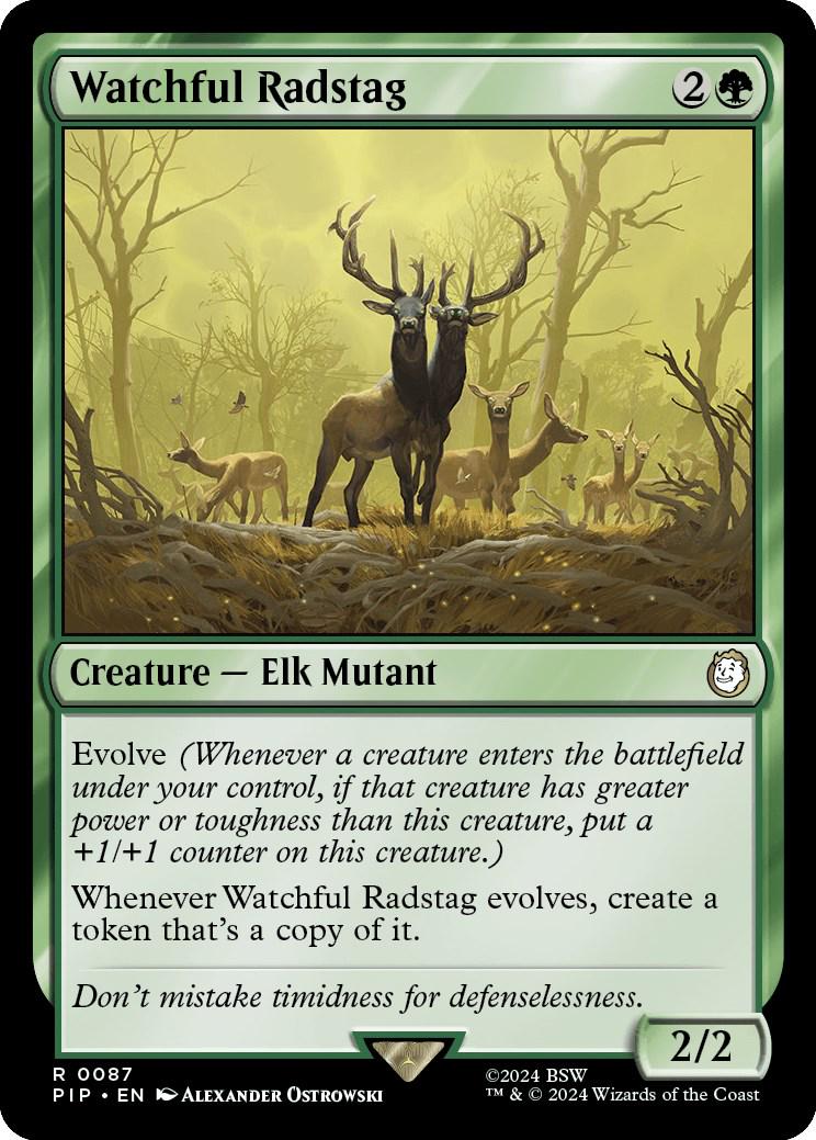 Image of Watchful Radstag [Foil] #