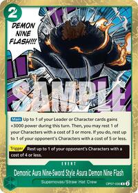 Image of Demonic Aura Nine-Sword Style Asura Demon Nine Flash