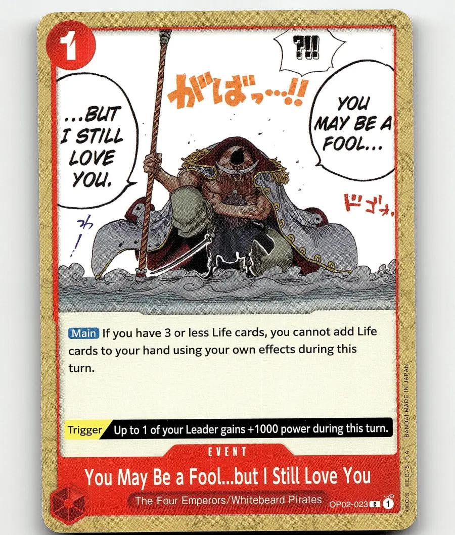 Image of You May Be a Fool but I Still Love You