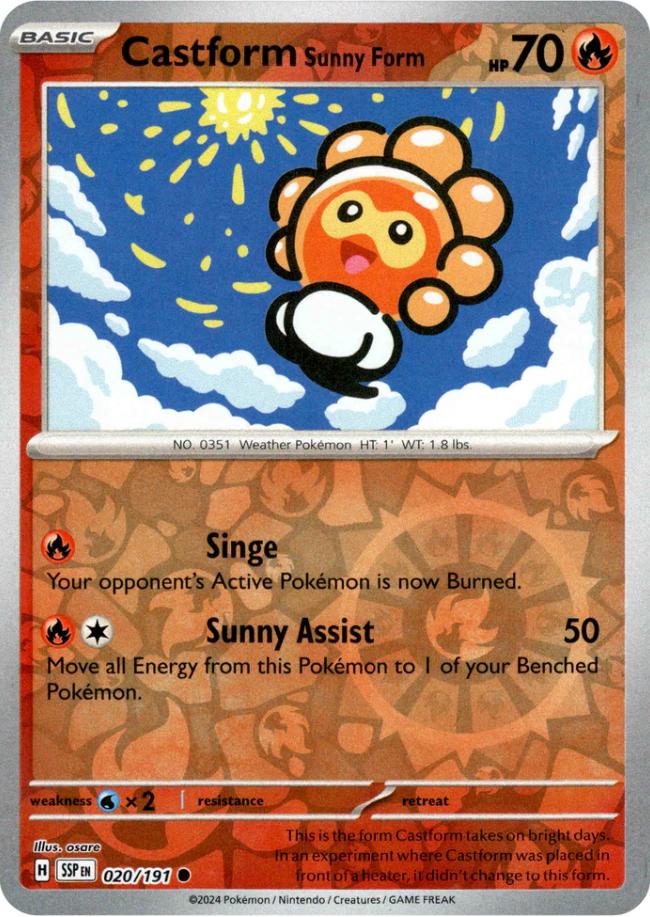 Castform Sunny Form