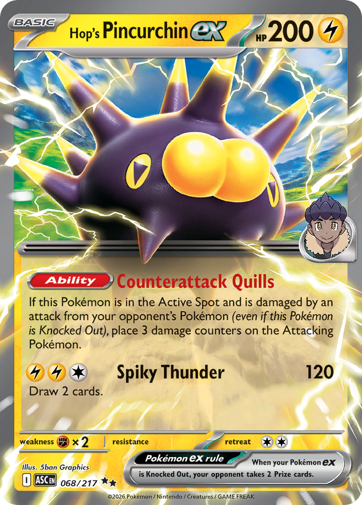 Picture of Hop's Pincurchin ex