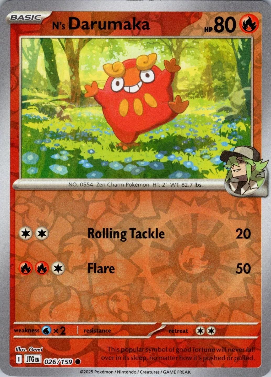 Picture of N's Darumaka