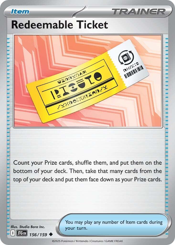 Picture of Redeemable Ticket