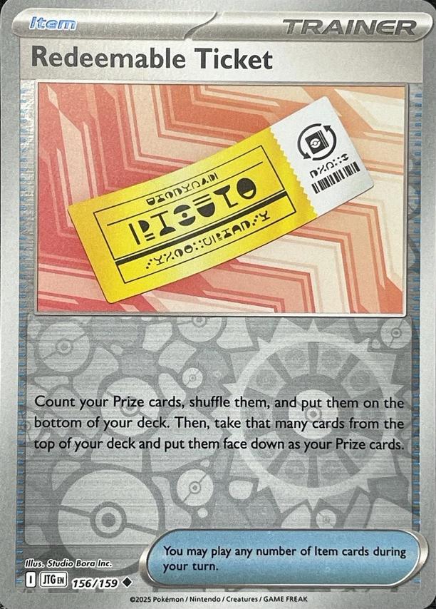 Picture of Redeemable Ticket