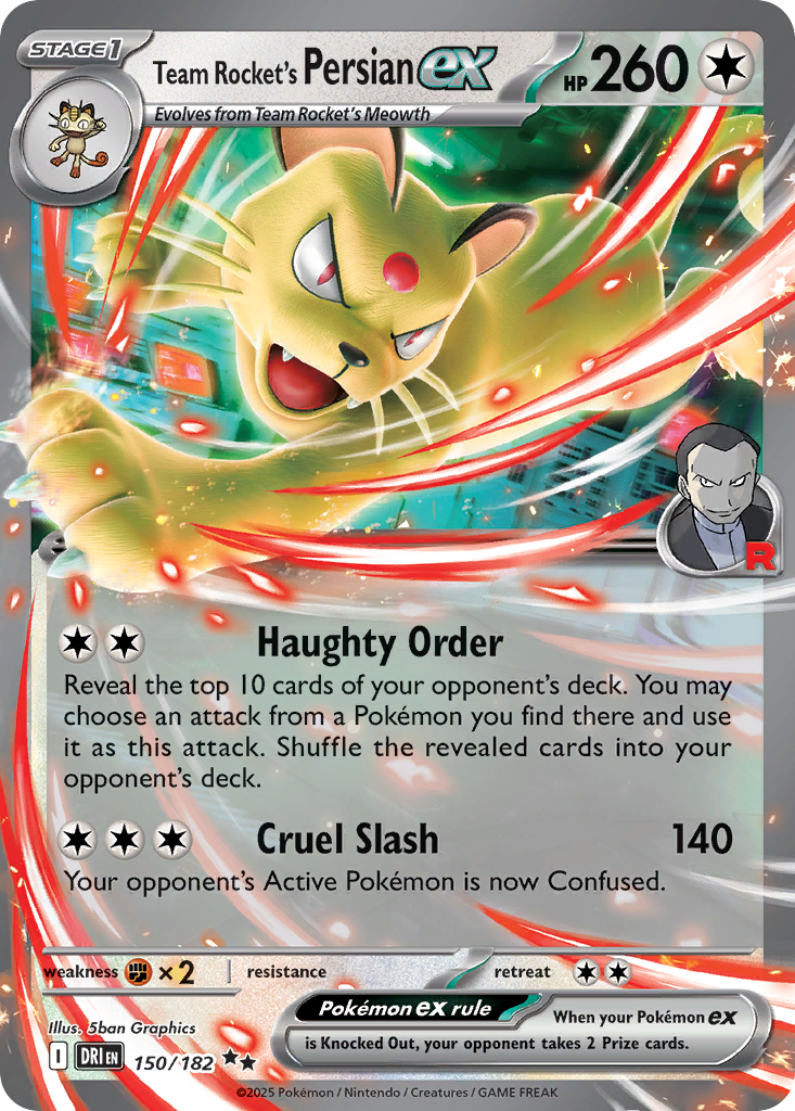 Picture of Team Rocket's Persian Ex
