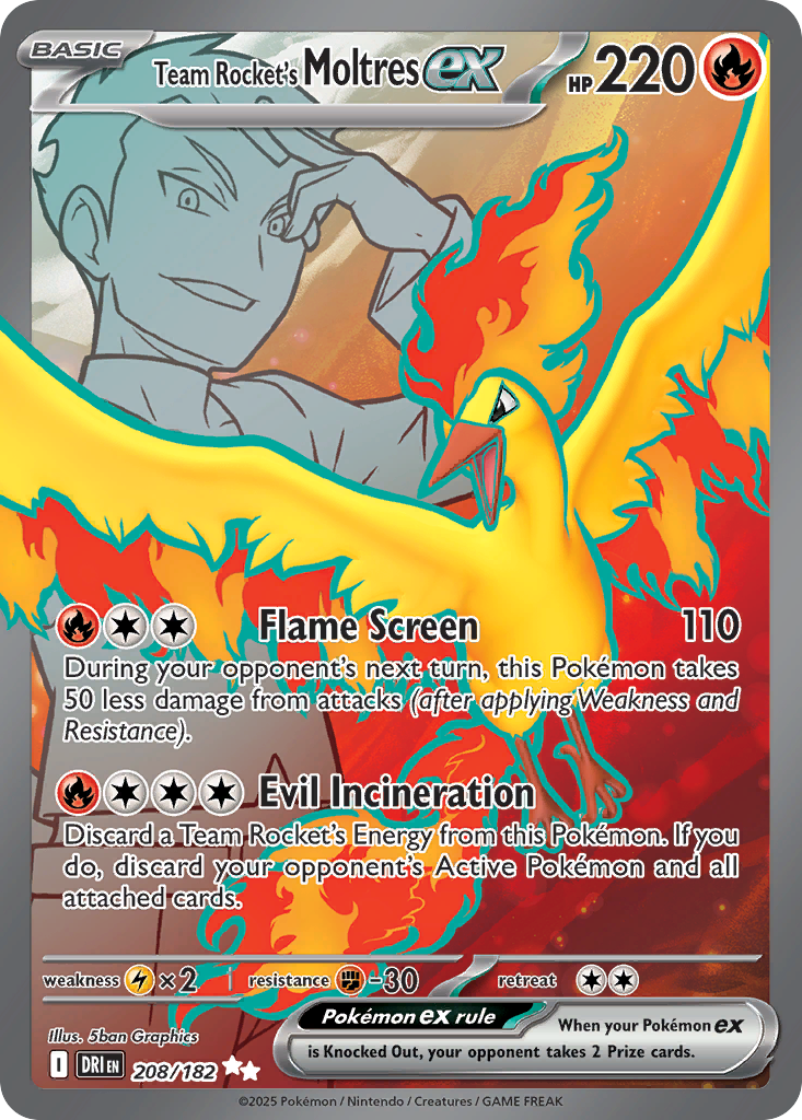 Picture of Team Rocket's Moltres ex
