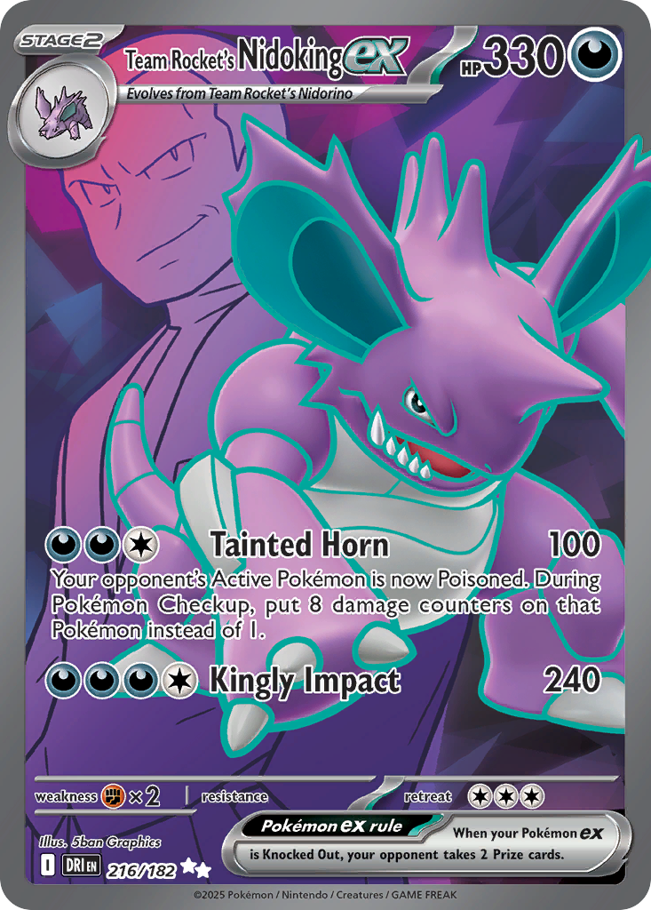 Picture of Team Rocket's Nidoking ex