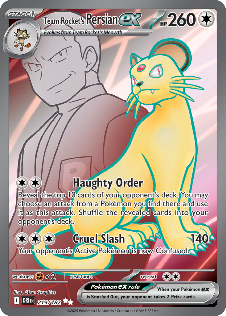 Picture of Team Rocket's Persian ex