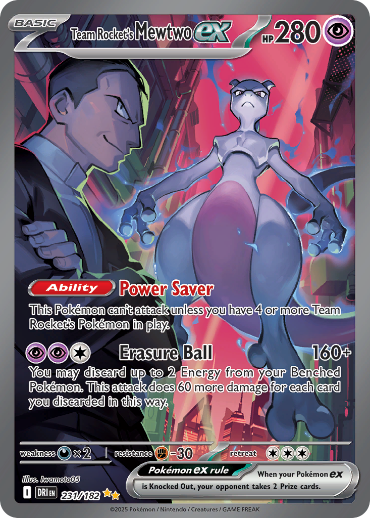 Picture of Team Rocket's Mewtwo ex
