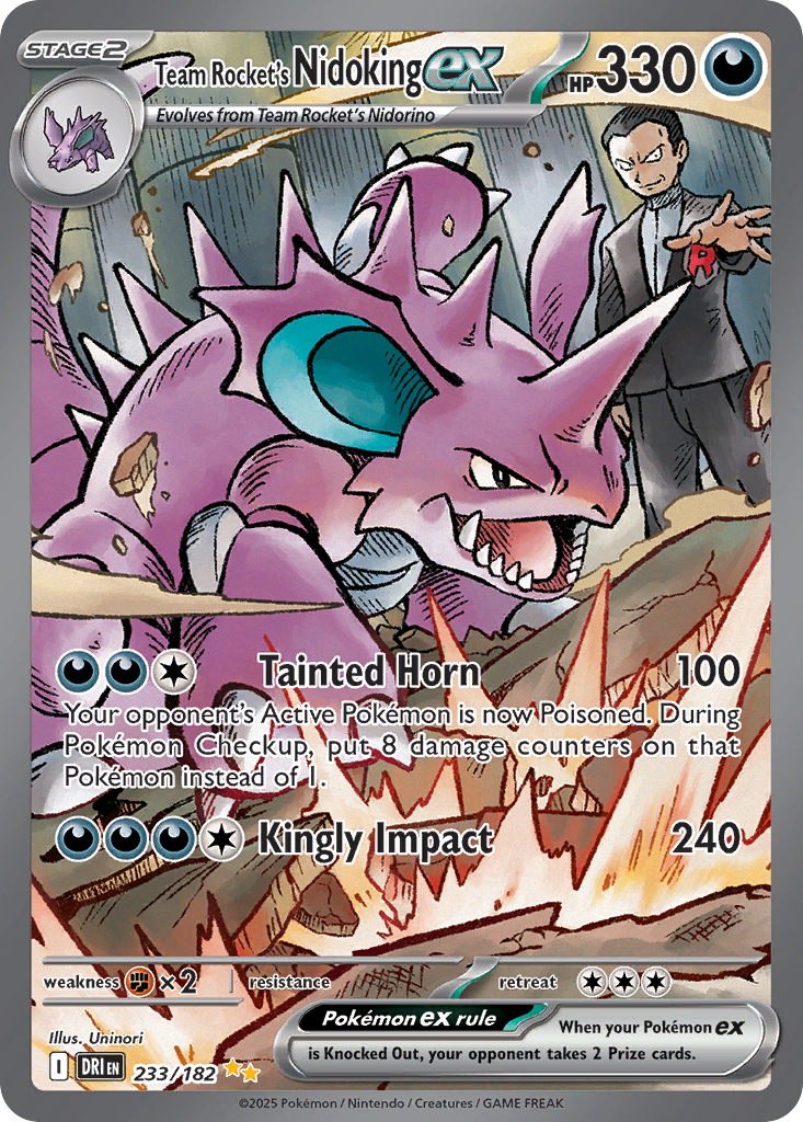 Picture of Team Rocket's Nidoking ex