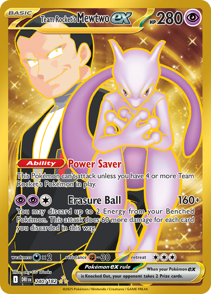 Picture of Team Rocket's Mewtwo ex