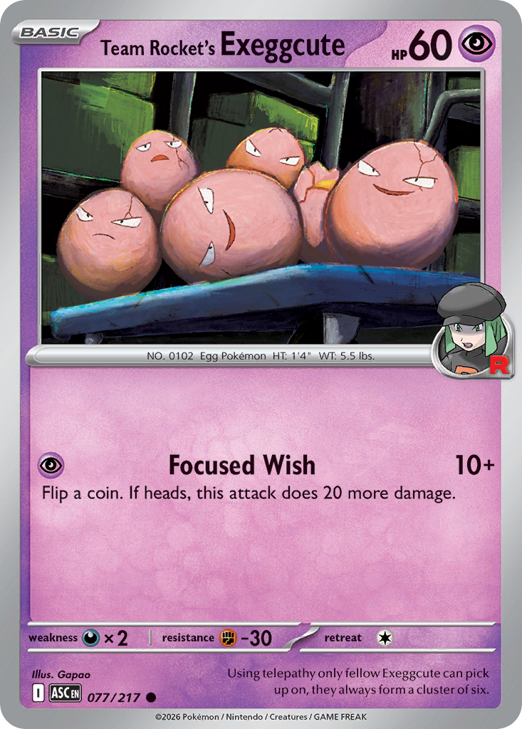 Picture of Team Rocket's Exeggcute
