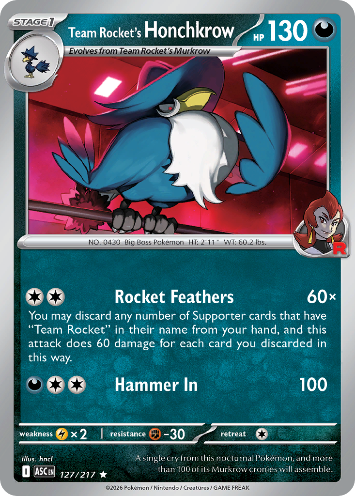 Picture of Team Rocket's Honchkrow