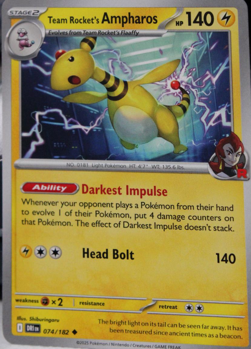 Picture of Team Rocket's Ampharos