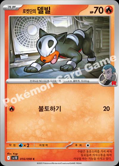 Picture of Team Rocket's Houndour