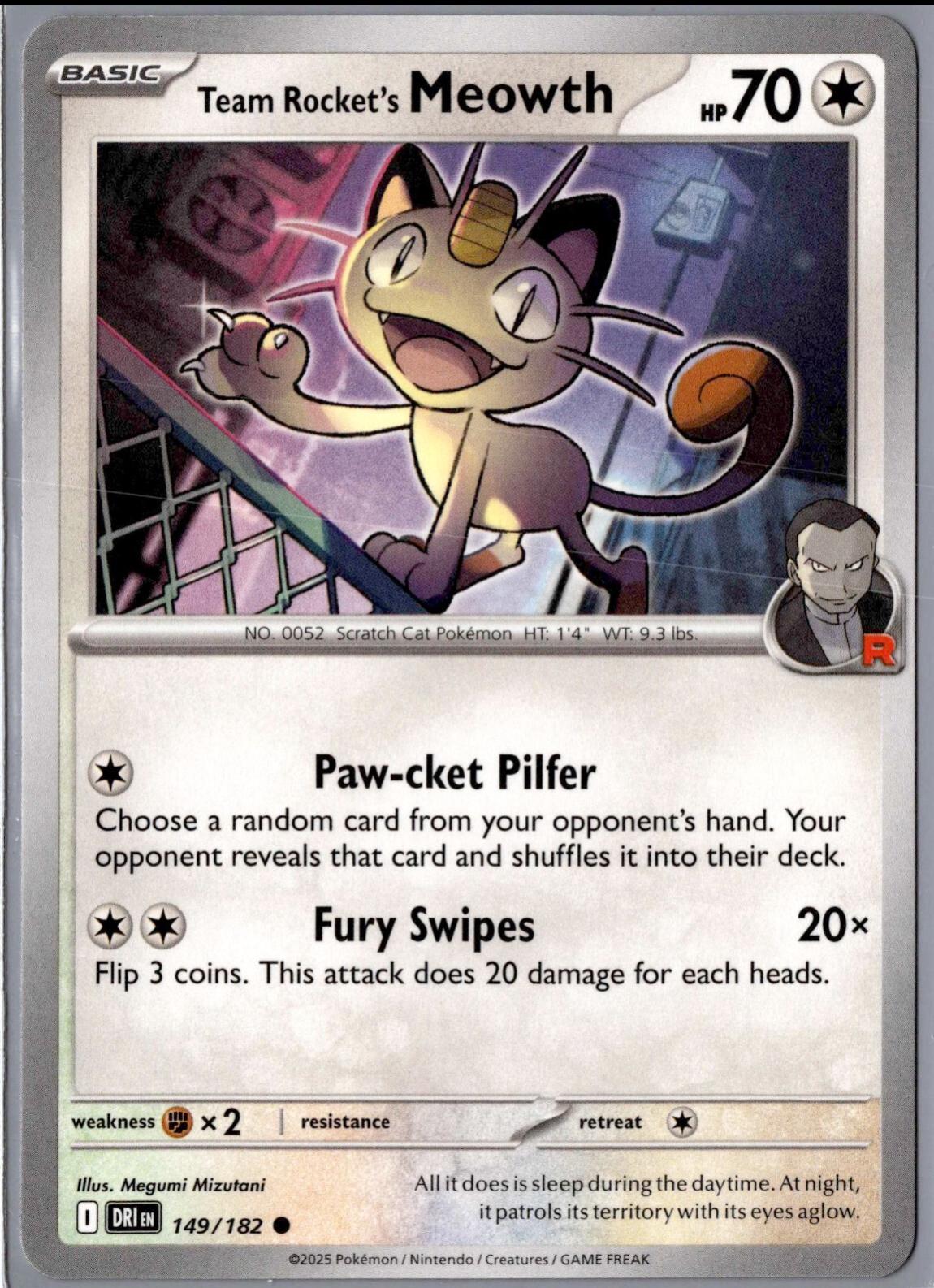 Picture of Team Rocket's Meowth
