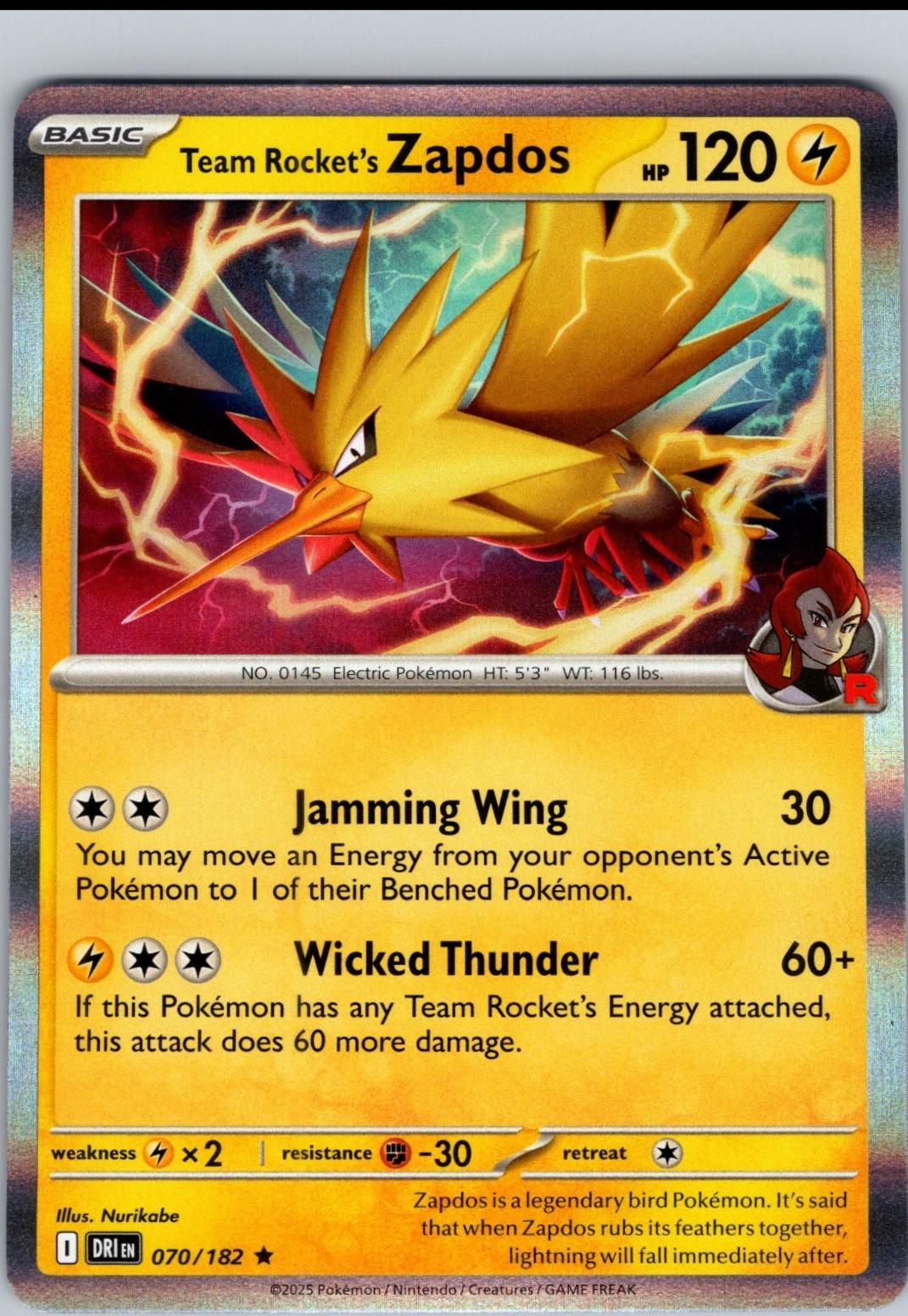 Picture of Team Rocket's Zapdos