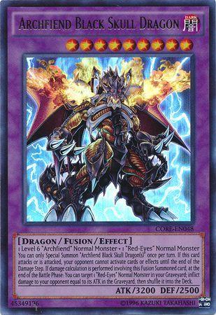 Image of Archfiend Black Skull Dragon