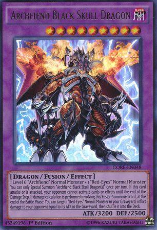 Image of Archfiend Black Skull Dragon