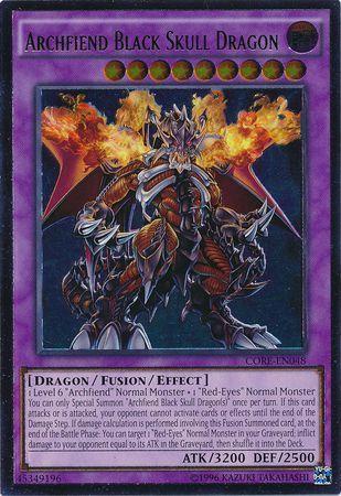 Image of Archfiend Black Skull Dragon