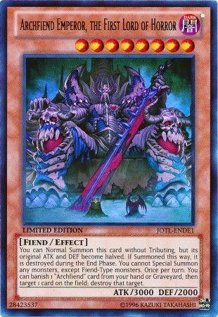 Image of Archfiend Emperor, the First Lord of Horror
