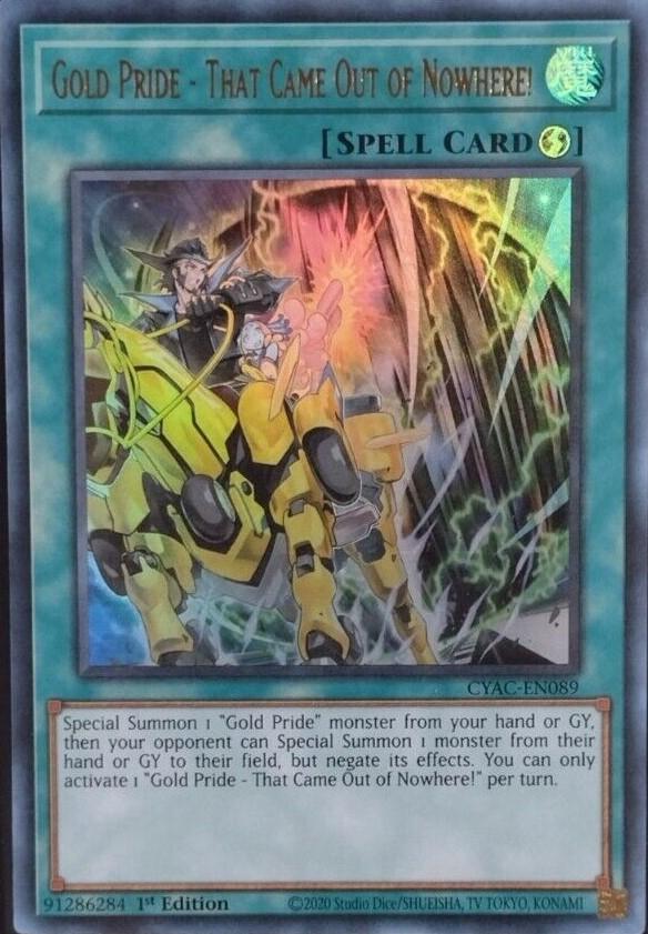 Image of Gold Pride - That Came Out of Nowhere!