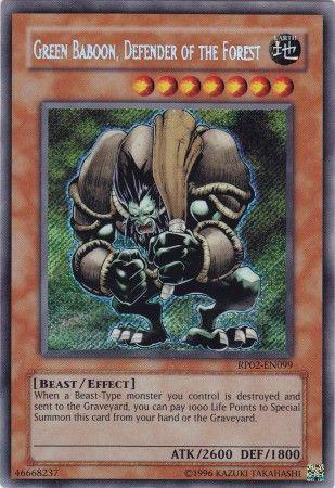 Image of Green Baboon, Defender of the Forest