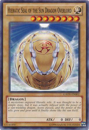 Image of Hieratic Seal of the Sun Dragon Overlord