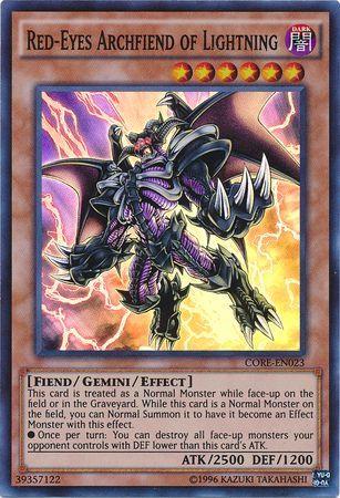 Image of Red-Eyes Archfiend of Lightning