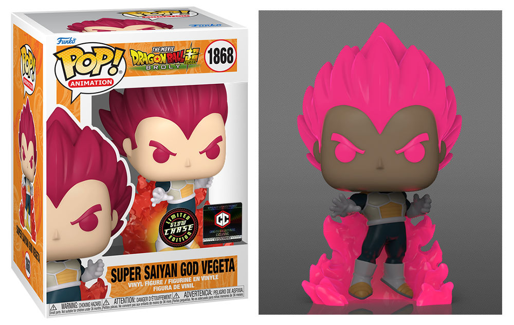 Super Saiyan God Vegeta with Aura (Chase - GITD)