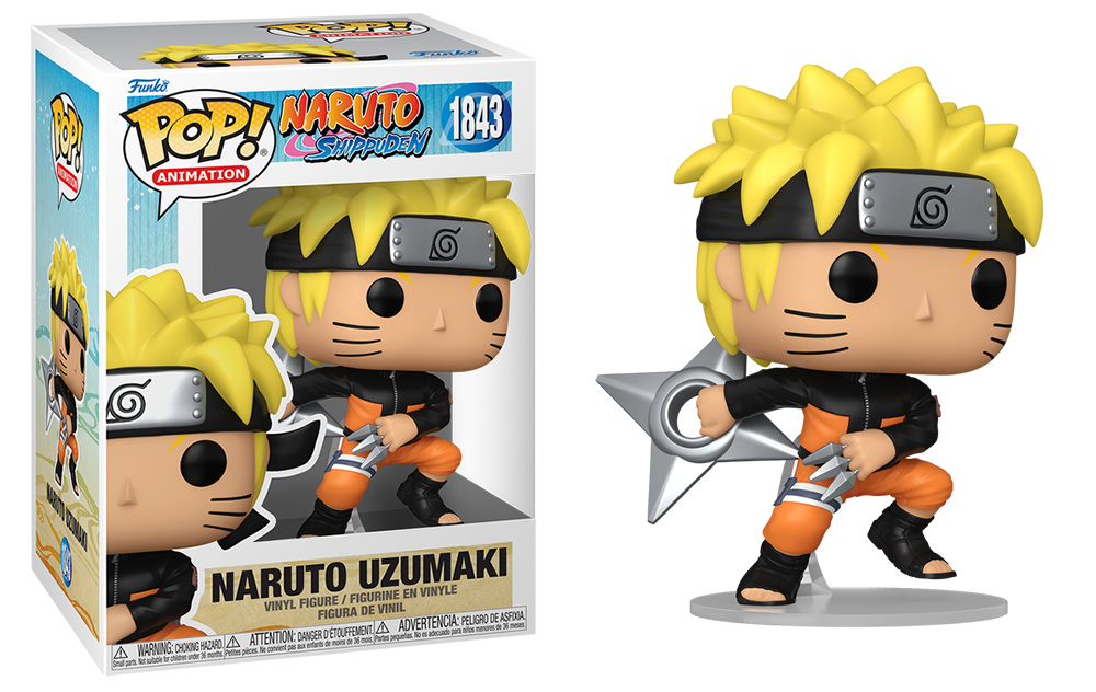 Naruto Uzumaki with Kunai & Shuriken