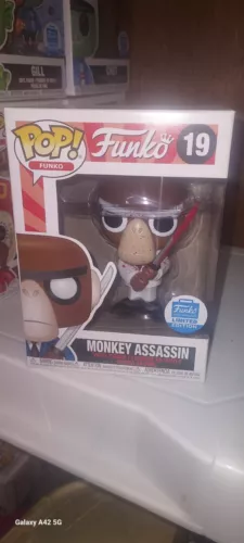 🔥 #19 FUNKO POP! MONKEY ASSASSIN FANTASTIK PLASTIK FUNKO SHOP EXCLUSIVE bloody