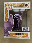 2020 Funimation Exclusive Funko POP! Animation Purple Chrome Beerus #514