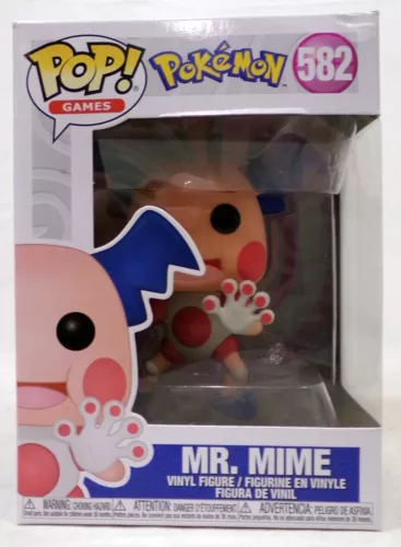 2020 Funko Pop! Games Pokemon 582 Mr. Mime Vinyl Figure in Box