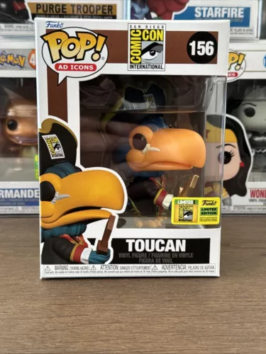 2022 SDCC San Diego Comic-Con EXCLUSIVE Funko POP Pirate Toucan 156 Icons Figure