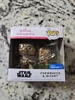 2023 Hallmark Funko Pop Star Wars Chewbacca & Wicket Gold Chase Limited Ornament