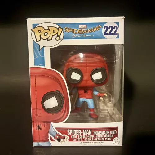 222 Funko Pop Marvel MCU Spider-Man Homemade Suit Homecoming Tom Holland