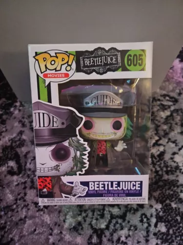 #605 Beetlejuice (Guide Hat) - Beetlejuice Funko POP