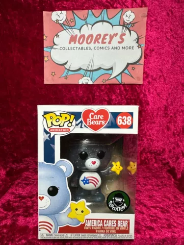 America Cares Bear - 638 - Pop Vinyl - Funko Shop Exclusive - Care Bears