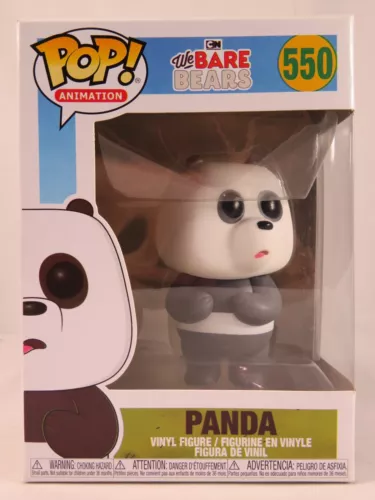 Animation Funko Pop - Panda - We Bare Bears - No. 550 - Free Protector