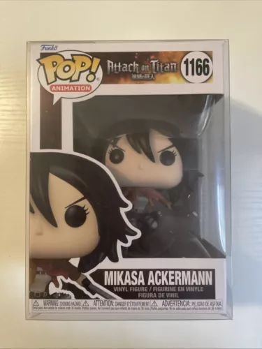 Attack on Titan - Mikasa Ackermann with Swords Funko Pop! #1166 w/protector