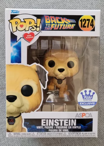 Back To The Future Einstein No. 1274 Funko Shop Exclusive Pop Vinyl ASPCA