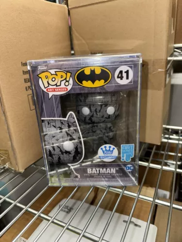 Batman Funko Pop! 41 Funko Shop Exclusive Art Series W/Hard Stack Sealed