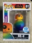 BB-8 Rainbow Star Wars 61 Funko Shop Pop Vinyl NEW in Mint Box + Protector