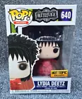 Beetlejuice Lydia Deetz Funko Pop Hot Topic Exclusive 640 Red Wedding Dress