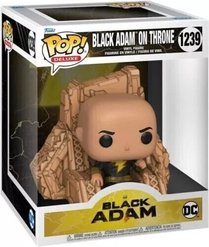 Black Adam On Throne (1239) DC Comics Black Adam Pop Vinyl Deluxe