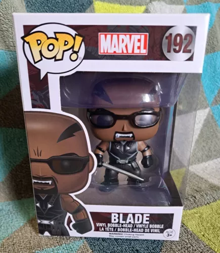 Blade Pop 192 - Marvel Funko Pop! 2016 - Vaulted + Protector